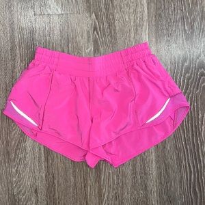 Lululemon Pink Hotty Hot Shorts